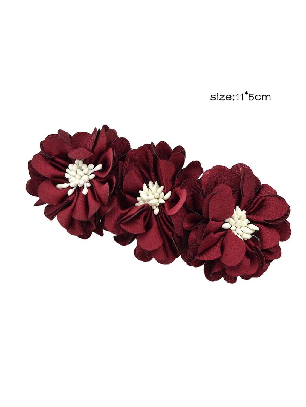 Flower Hairgrips blue / red / pink
