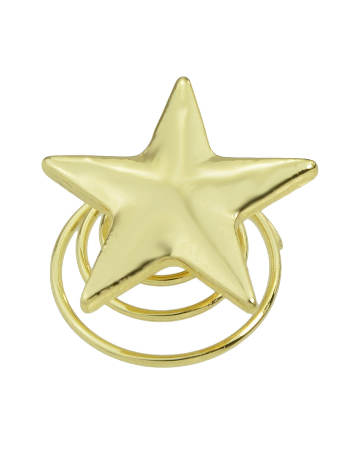 Gold Star Hair Clip