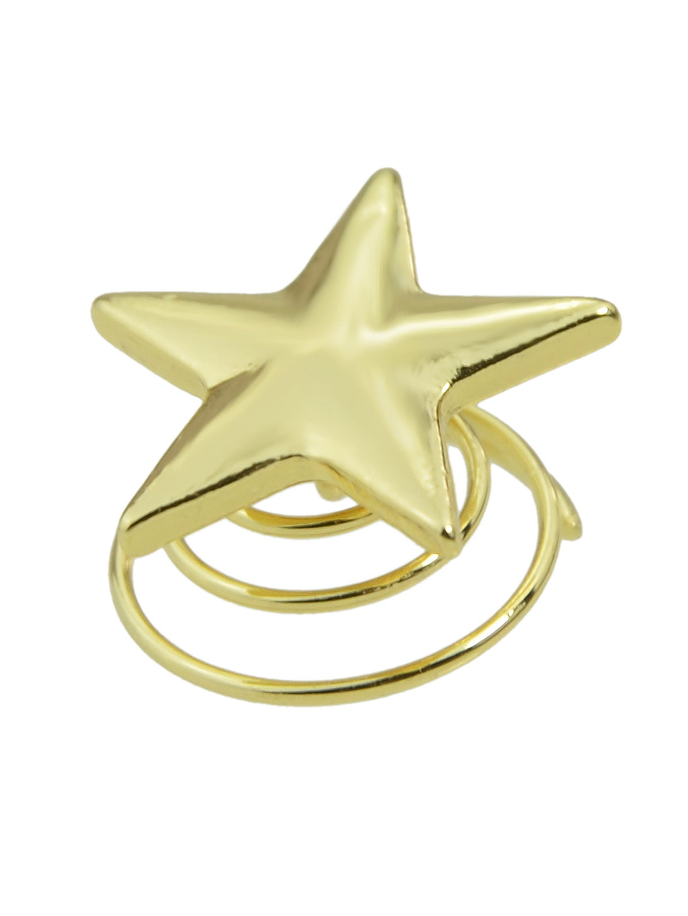 Gold Star Hair Clip
