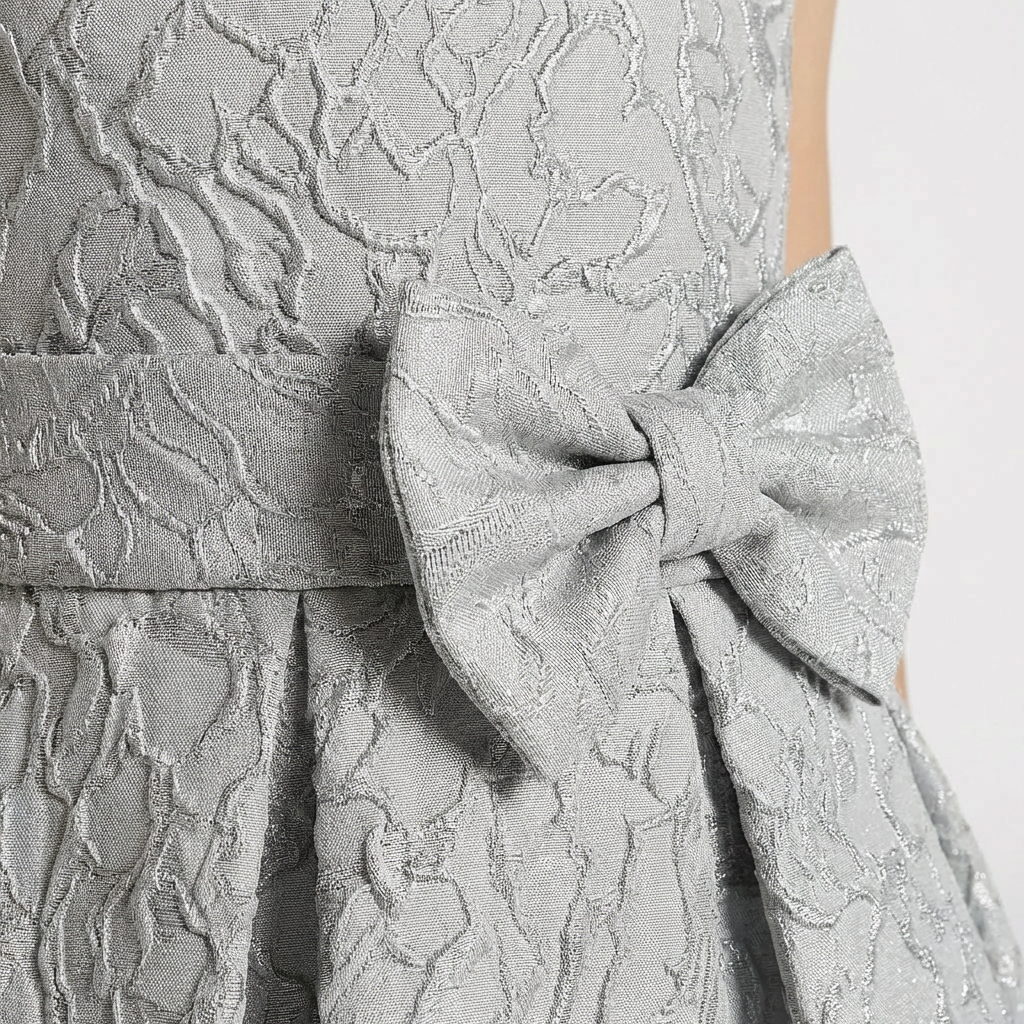 Girls Bolero Dress white / gray