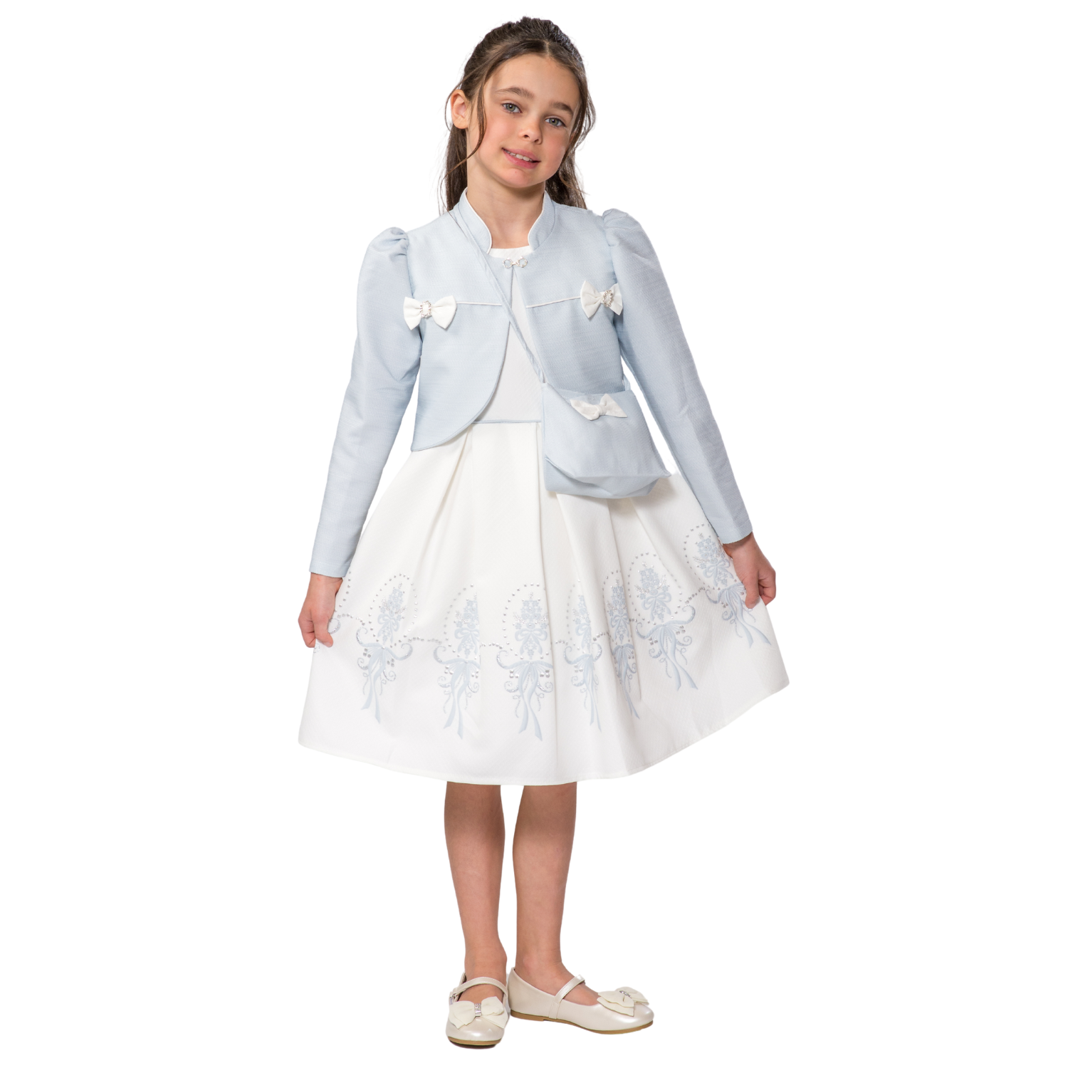 Baby Blue Formal Dress for Girls